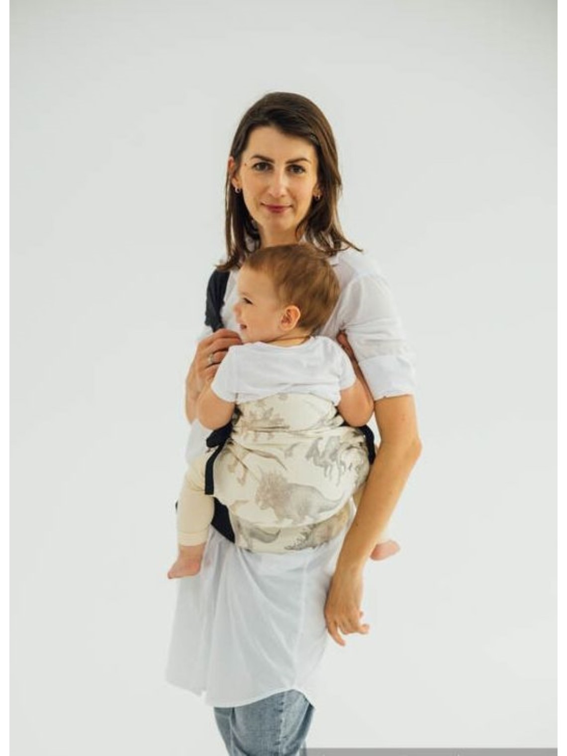 LennyHip (1/2 of LennyTwin), Standard, jacquard, 100% cotton - JURASSIC PARK - ICE DESERT