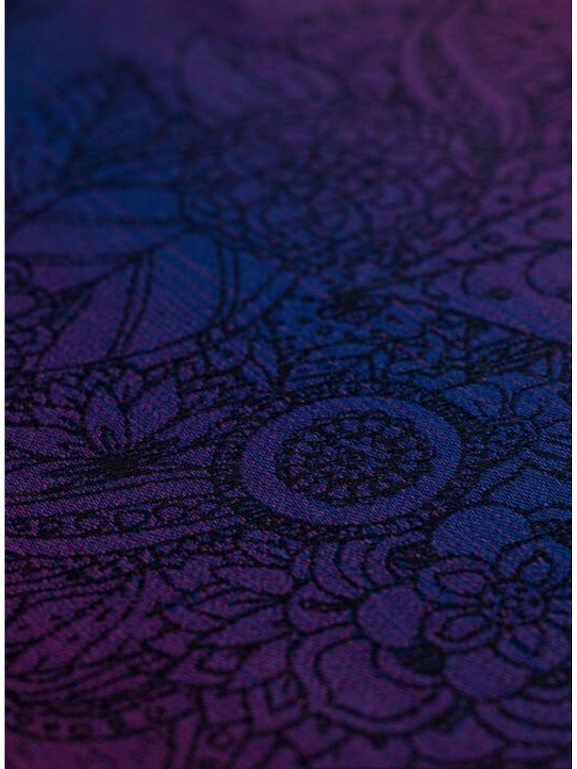 LennyHybrid, Standard, jacquard, 100% cotton - WILD WINE - BOUQUET