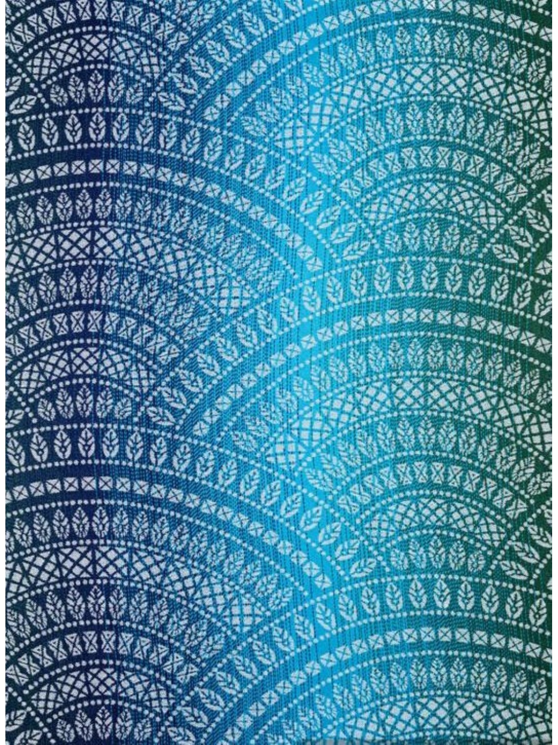 LennyHybrid, Standard, jacquard, (100% bamboo viscose) - PEACOCK'S TAIL - SEA ANGEL