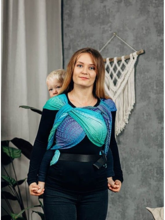 LennyHybrid, Standard, jacquard, 100% puuvill - PEACOCKâ€™S TAIL - FANTASY