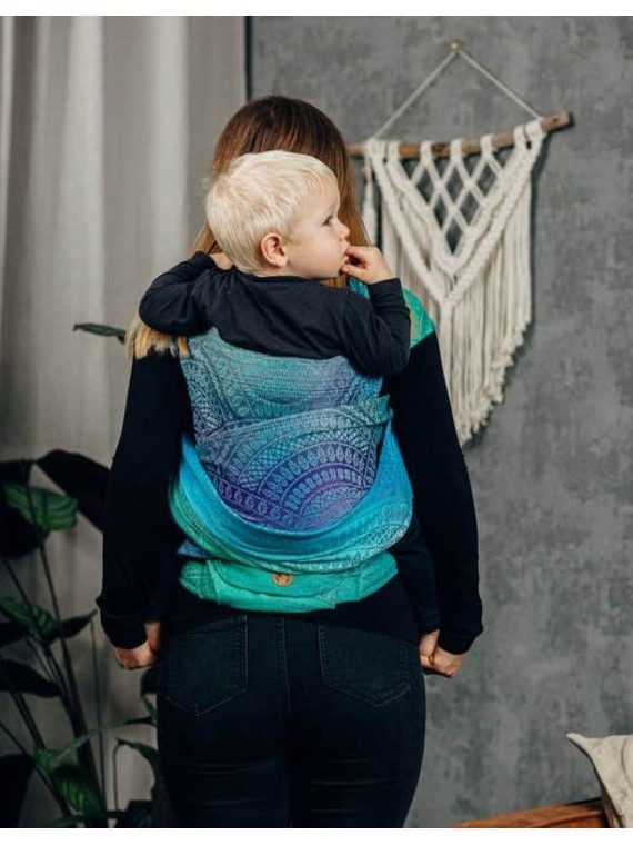 LennyHybrid, Standard, jacquard, 100% puuvill - PEACOCKâ€™S TAIL - FANTASY