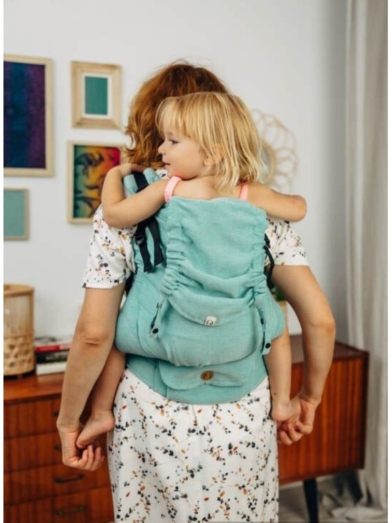 LennyPreschool, broken - twill, 100% cotton - AGAVE