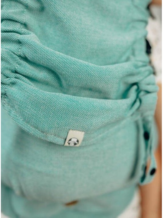 LennyPreschool, broken - twill, 100% cotton - AGAVE