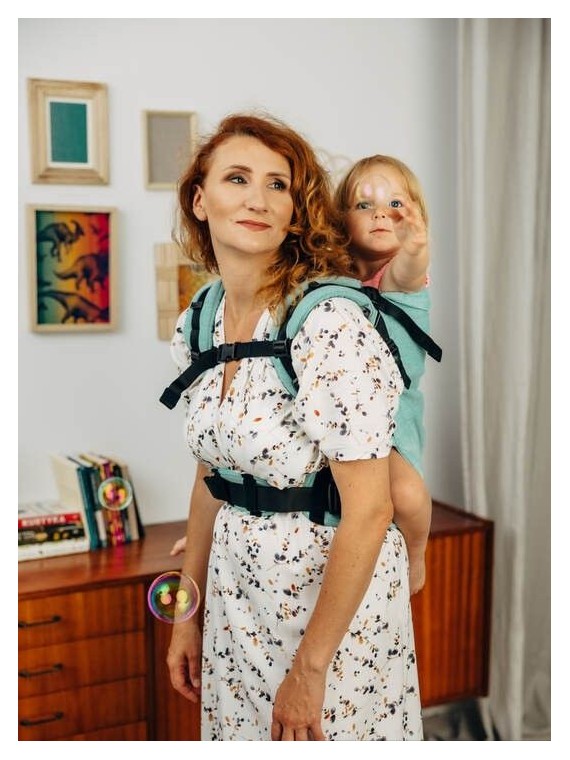 LennyPreschool, broken - twill, 100% cotton - AGAVE