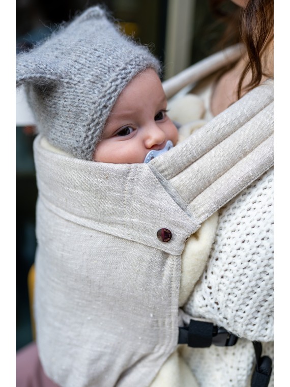 QUSY CARRIER, LINEN BEIGE