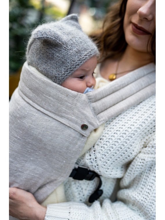 QUSY CARRIER, LINEN BEIGE