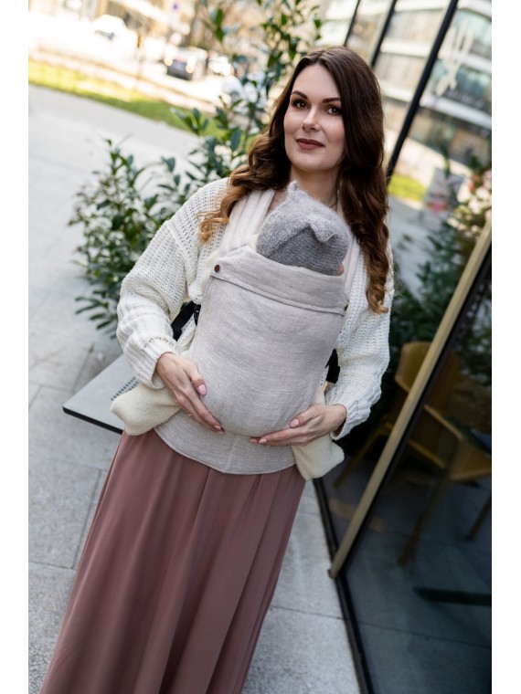 QUSY CARRIER, LINEN BEIGE