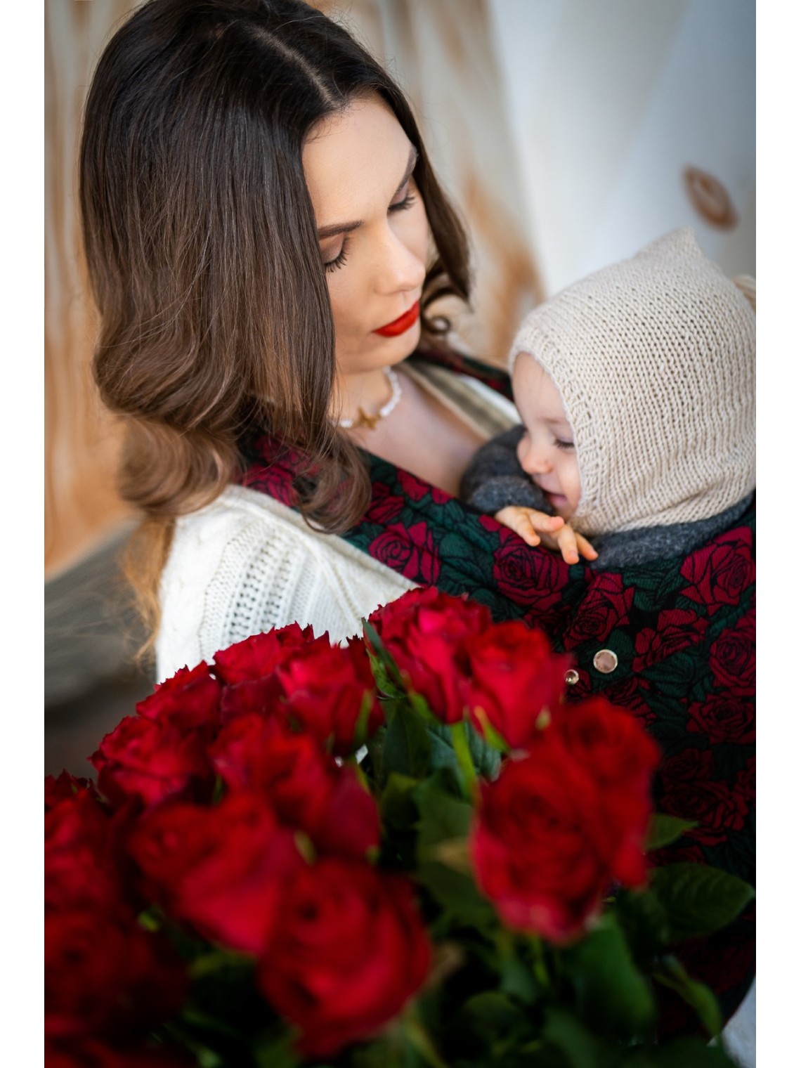 QUSY CARRIER, "SHE LIKE ROSES" (Tencel)