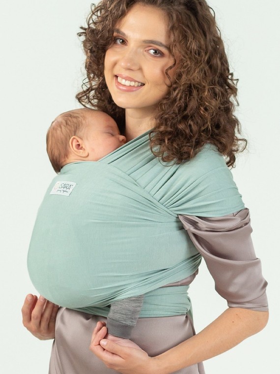 ISARA Stretchy Wrap – Soft, Breathable Baby Wrap | Bamboo and Eco-Friendly