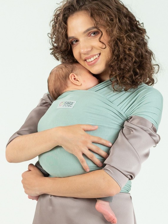 ISARA Stretchy Wrap – Soft, Breathable Baby Wrap | Bamboo and Eco-Friendly