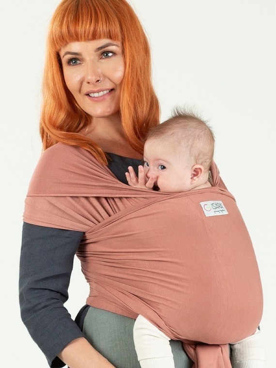 ISARA Stretchy Wrap – Soft, Breathable Baby Wrap | Bamboo and Eco-Friendly