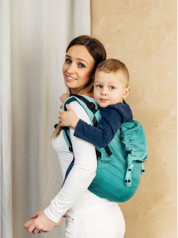 LennyLamb Onbuhimo – ergonomic carrier without waist belt | 6m–5y