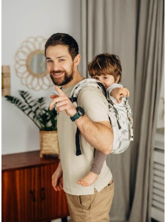 LennyLamb Onbuhimo – ergonomic carrier without waist belt | 6m–5y