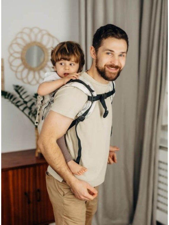 LennyLamb Onbuhimo – ergonomic carrier without waist belt | 6m–5y
