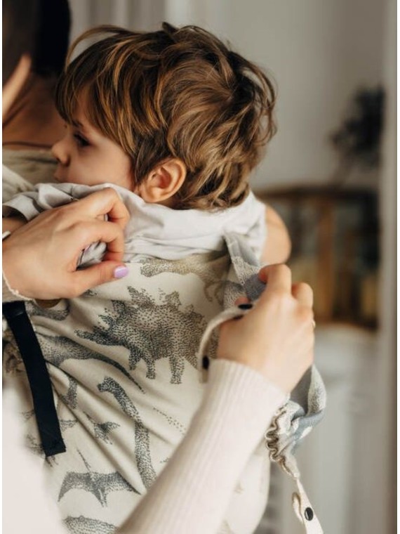 LennyLamb Onbuhimo – ergonomic carrier without waist belt | 6m–5y