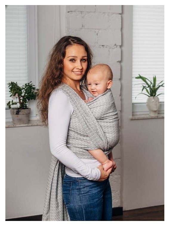 LennyLamb baby wrap – ergonomic and soft from birth to preschool