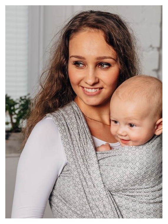 LennyLamb baby wrap – ergonomic and soft from birth to preschool