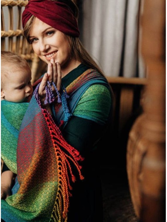 LennyLamb baby wrap – ergonomic and soft from birth to preschool