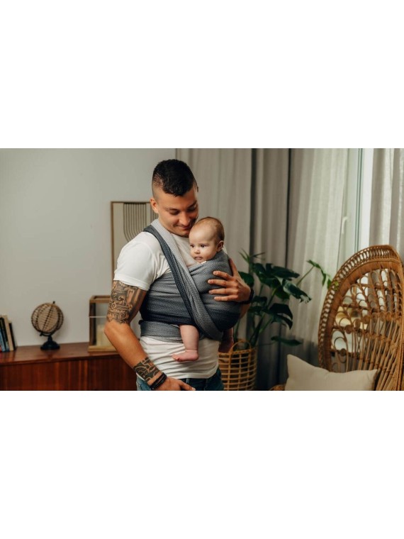 LennyLamb baby wrap – ergonomic and soft from birth to preschool