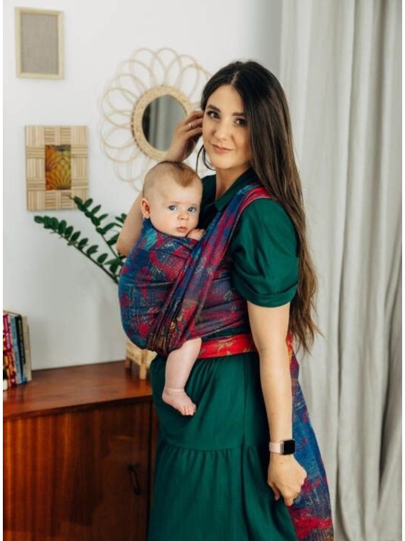 LennyLamb baby wrap – ergonomic and soft from birth to preschool