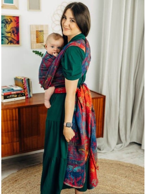 LennyLamb baby wrap – ergonomic and soft from birth to preschool