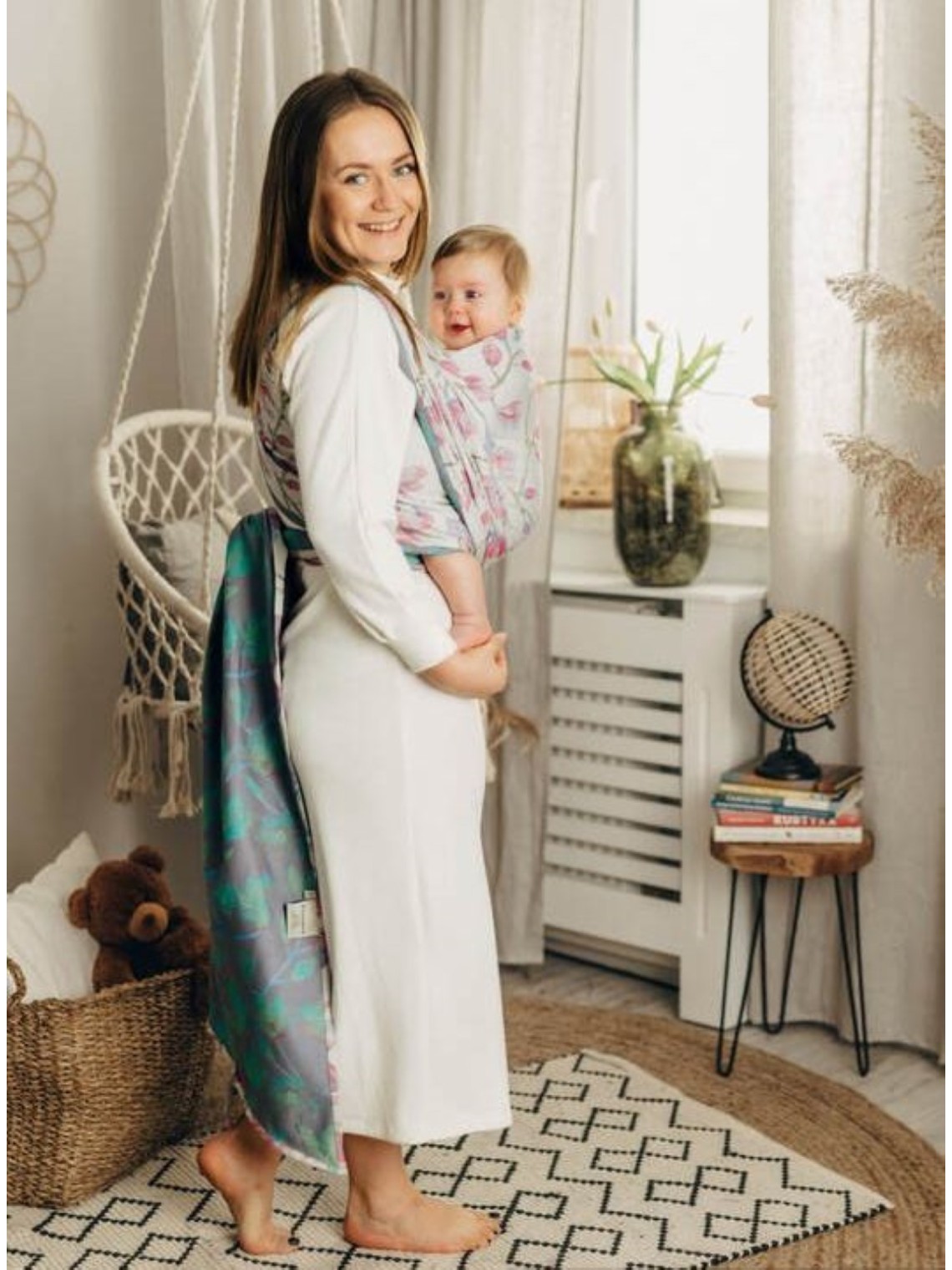 LennyLamb baby wrap – ergonomic and soft from birth to preschool