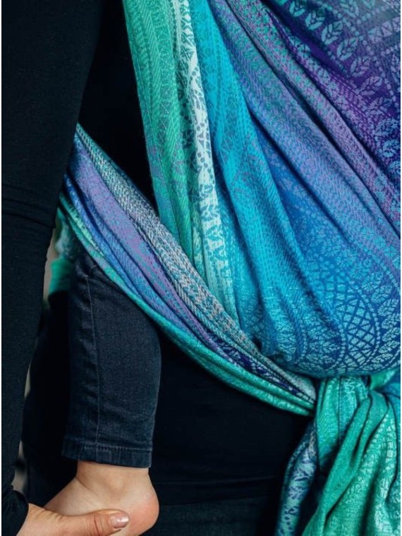 LennyLamb baby wrap – ergonomic and soft from birth to preschool