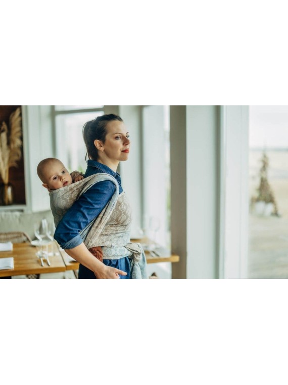 LennyLamb baby wrap – ergonomic and soft from birth to preschool