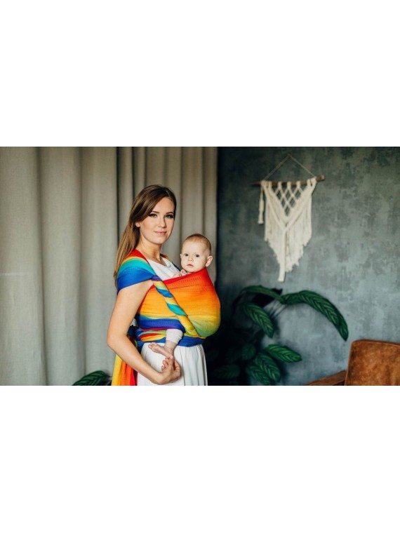 LennyLamb baby wrap – ergonomic and soft from birth to preschool