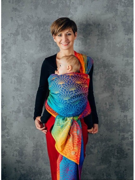 LennyLamb baby wrap – ergonomic and soft from birth to preschool