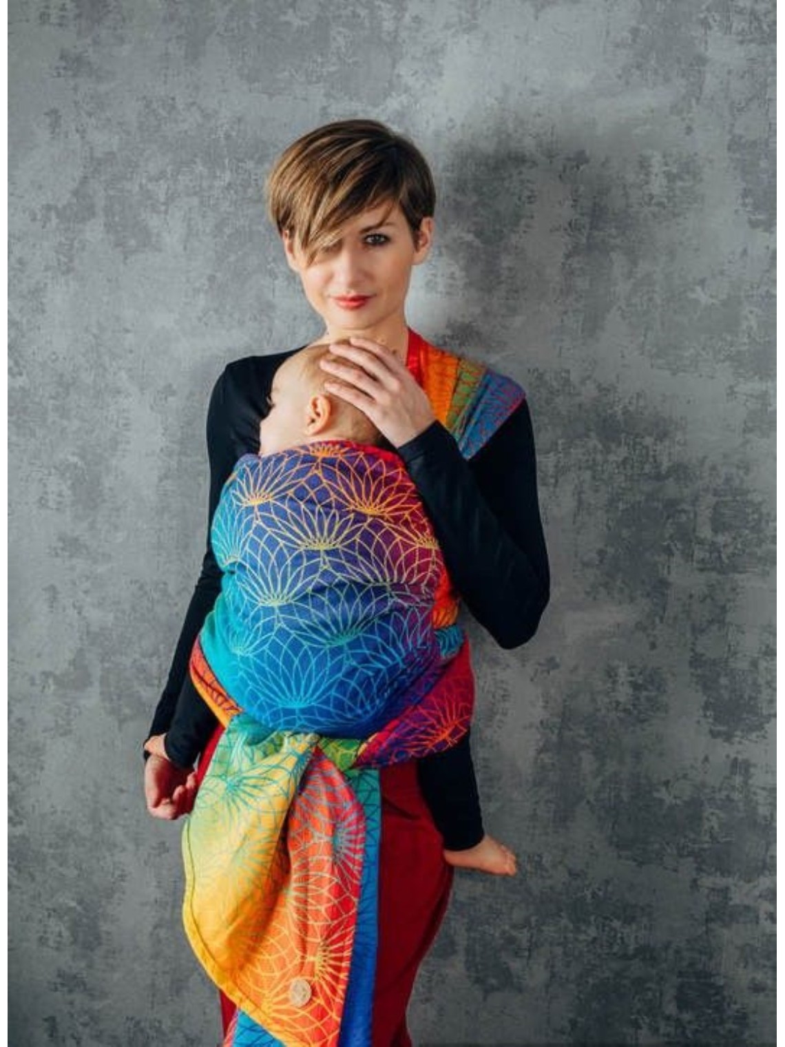 LennyLamb baby wrap – ergonomic and soft from birth to preschool