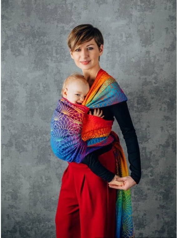 LennyLamb baby wrap – ergonomic and soft from birth to preschool