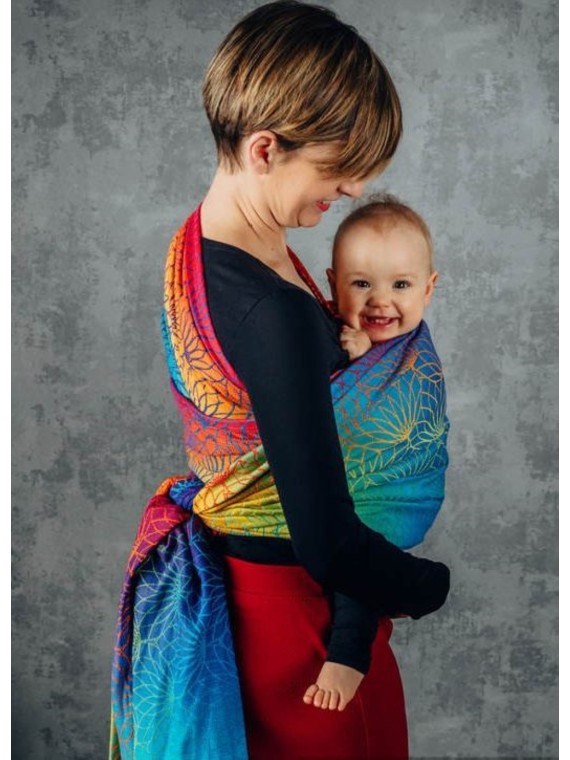 LennyLamb baby wrap – ergonomic and soft from birth to preschool