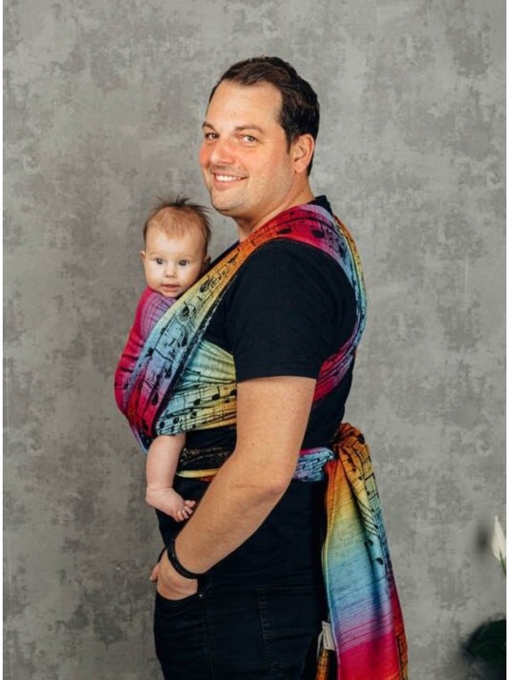 LennyLamb baby wrap – ergonomic and soft from birth to preschool