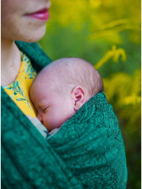 LennyLamb baby wrap – ergonomic and soft from birth to preschool