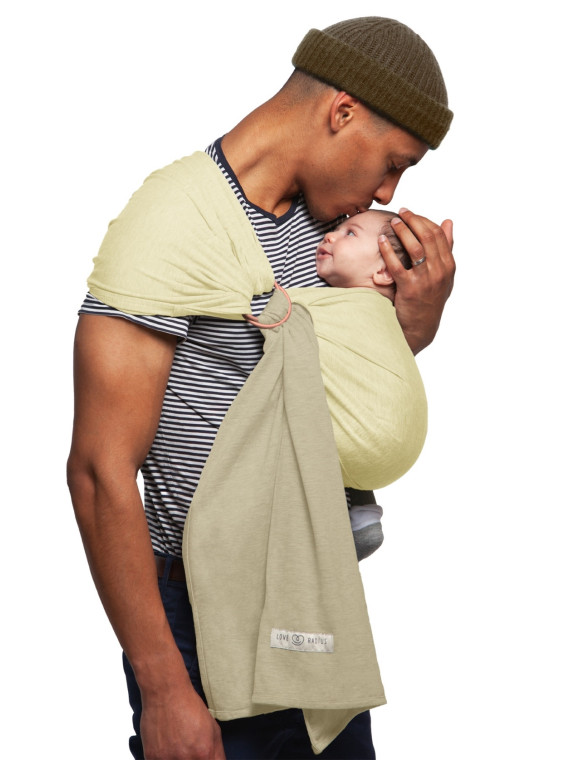 LOVE RADIUS No Knot Little Wrap, Vanilla / Eucalyptus
