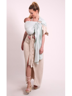 LOVE RADIUS No Knot Woven Wrap, Light Azure