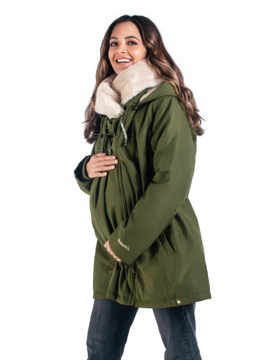 WALLABY, Forest Green - Beige