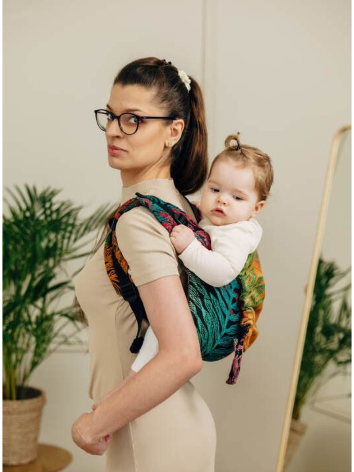 Lenny Buckle Onbuhimo PRO, Toddler, jacquard, (100% puuvill) - RAINFOREST - DIVERSE