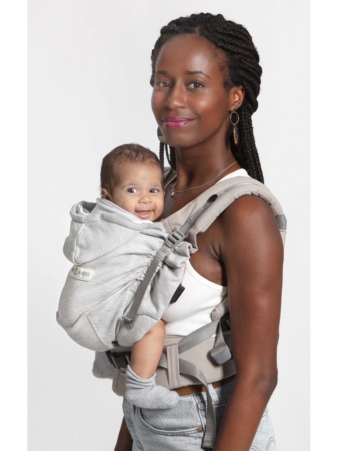LOVE RADIUS HoodieCarrier 2 – ergonoomiline kandekott vastsündinule
