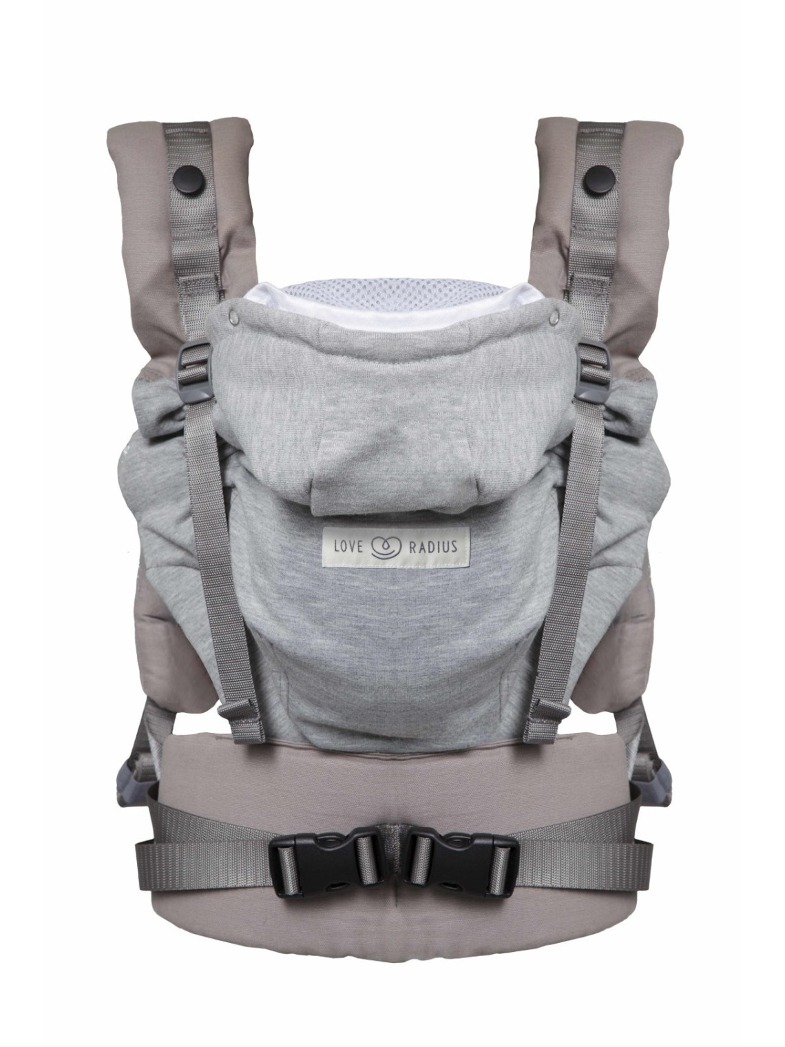 LOVE RADIUS HoodieCarrier 2 – ergonoomiline kandekott vastsündinule