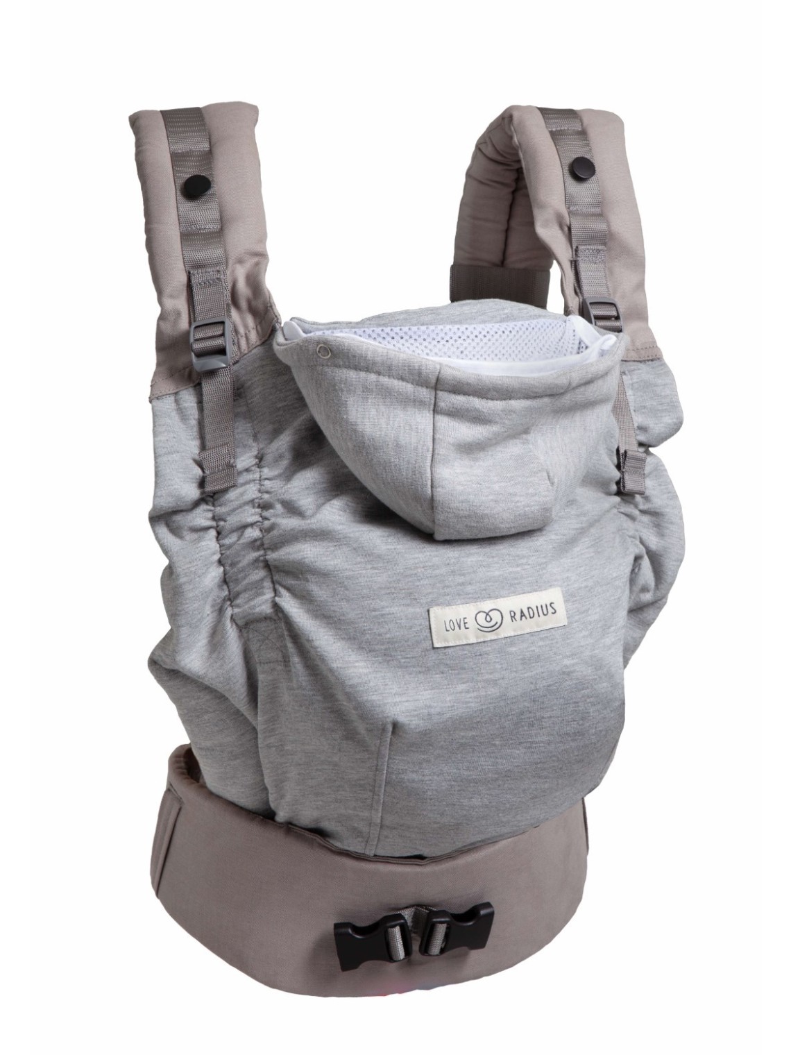 LOVE RADIUS HoodieCarrier 2 – ergonoomiline kandekott vastsündinule