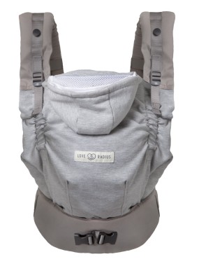 LOVE RADIUS HoodieCarrier 2 – ergonoomiline kandekott vastsündinule