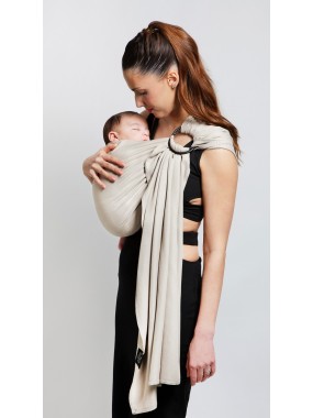 LOVE RADIUS No Knot Woven Wrap, White Gold
