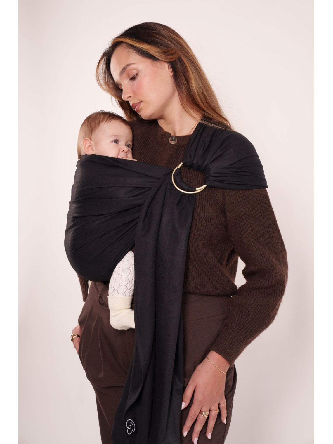 LOVE RADIUS No Knot Woven Wrap, Noir