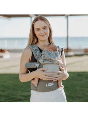 Quokkababy E-Carrier ergonomic baby carrier – maximum adaptability from day one