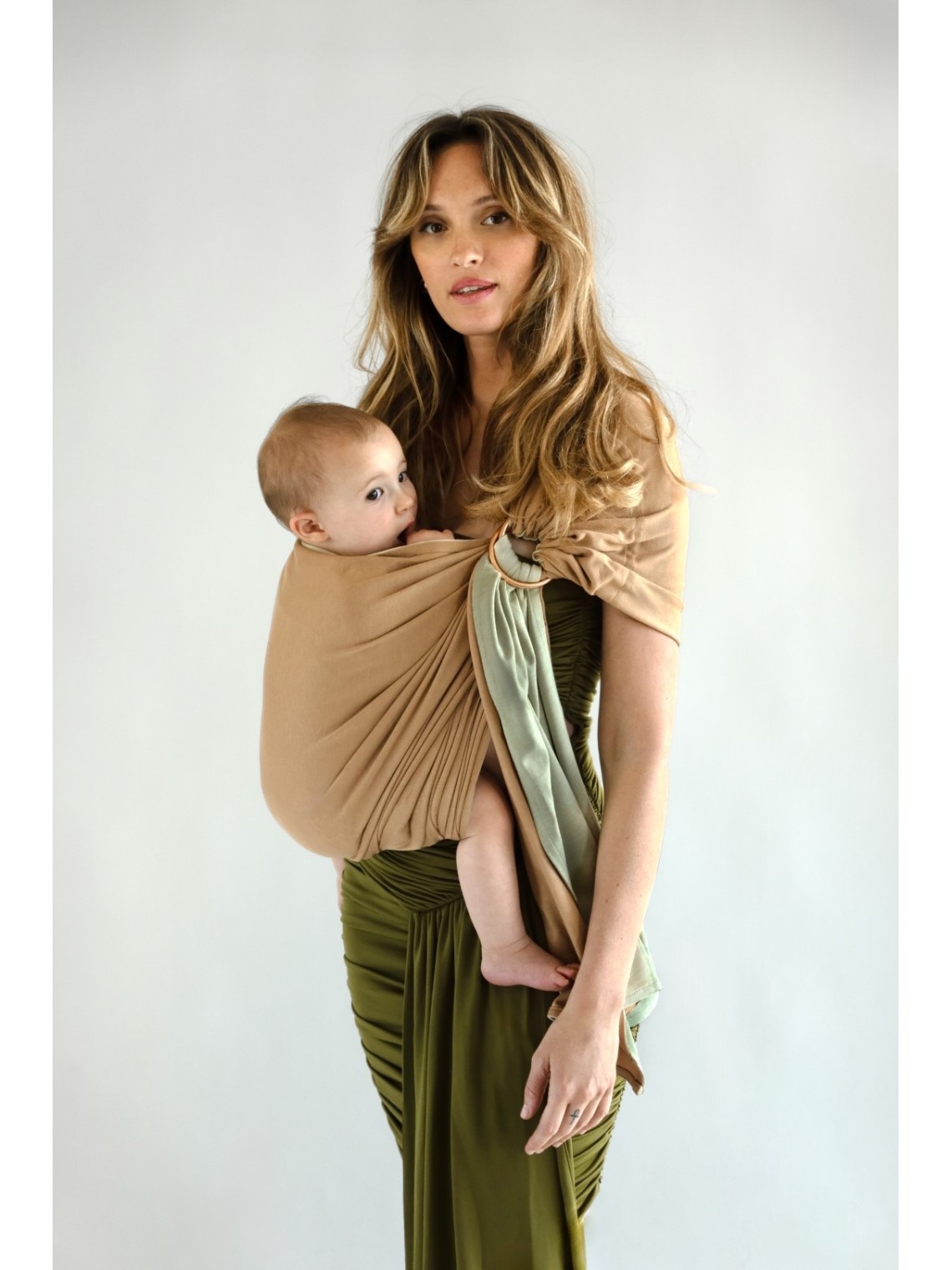 LOVE RADIUS No Knot Little Wrap, Cappuccino / Pistacchio