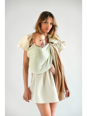 LOVE RADIUS No Knot Little Wrap, Cappuccino / Pistacchio