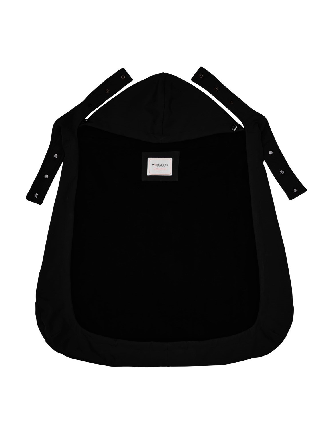 Wombat babywearing Shell Cover, Black